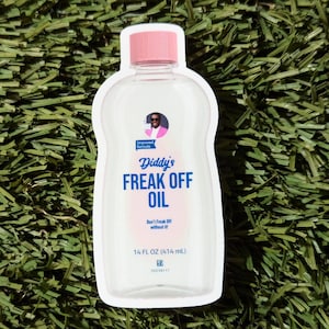 Freak Off Oil - The Diddler - Baby Oil - Funny - Sticker - Decal - 2 Pack