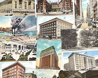 Portland Oregon UNPOSTMARKED vintage postcards (Grab bag random selection)