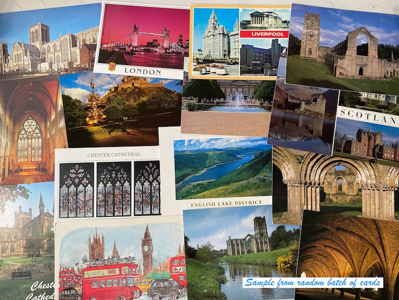 130 BLANK Postcards for Postcrossing Etsy