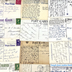Vintage POSTMARKED postcards (1900s-1950s)