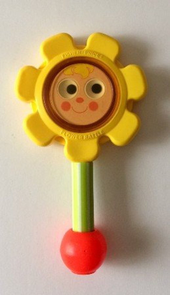 fisher price flower rattle
