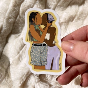 Women Loving Women, Waterproof, Dye Cut, Matte Sticker, LGBTQ+, Queer, Pride