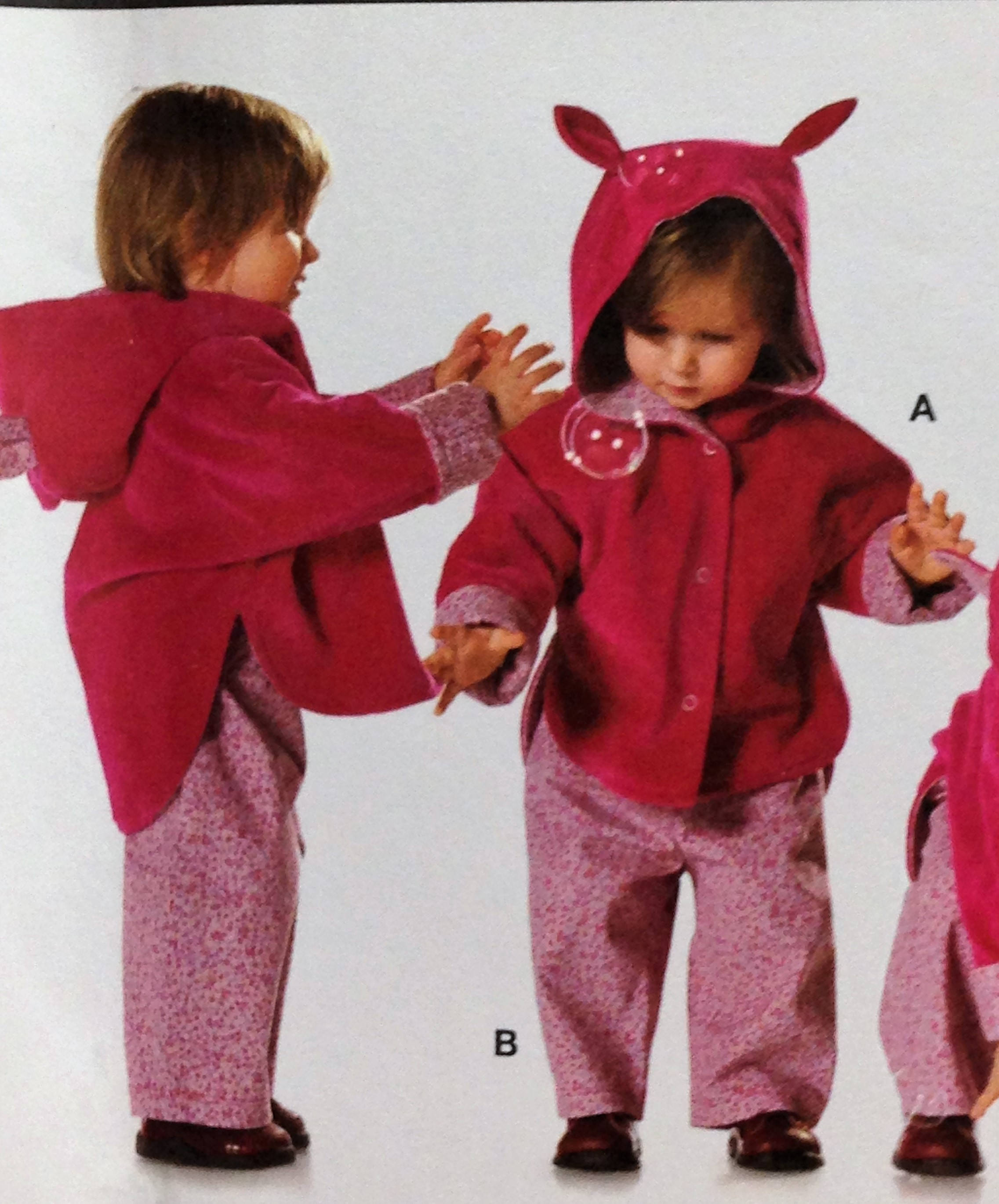 Burda 9780 Sewing Pattern Infant/toddler Hoodie Jacket Etsy Australia