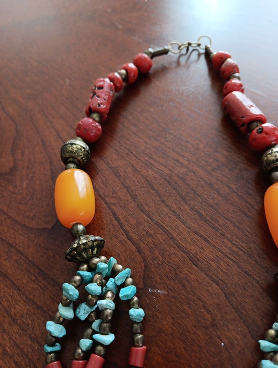 Native American turtle body pendant necklace