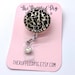 Cheetah Print Retractable Badge Reel, Gold Leopard Print ID Holder, Tiger King Glitter RN Key Card, Hospital Nurse Gift, Medical ID Holder