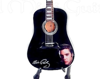 Miniature Guitar ELVIS PRESLEY with free stand #2
