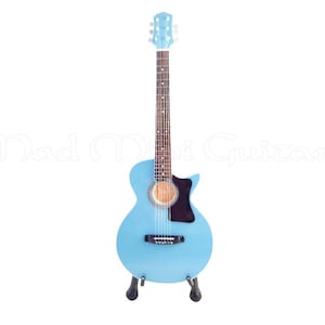 Miniature Guitar BARRY GIBB with stand Bee Gees
