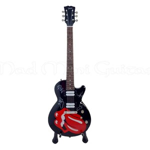 ギター THE ROLLRING STONES lips&tongue guitar Lot Detail - Rolling Stones Rhythm Section Signed Electric