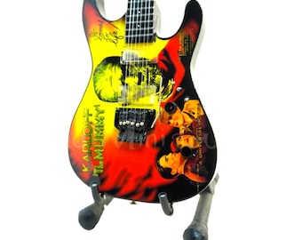 KIRK HAMMETT Miniature Guitar | Stand Included | KARLOFF the Mummy | Metallica
