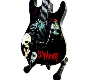 Miniature Guitar SLIPKNOT with stand