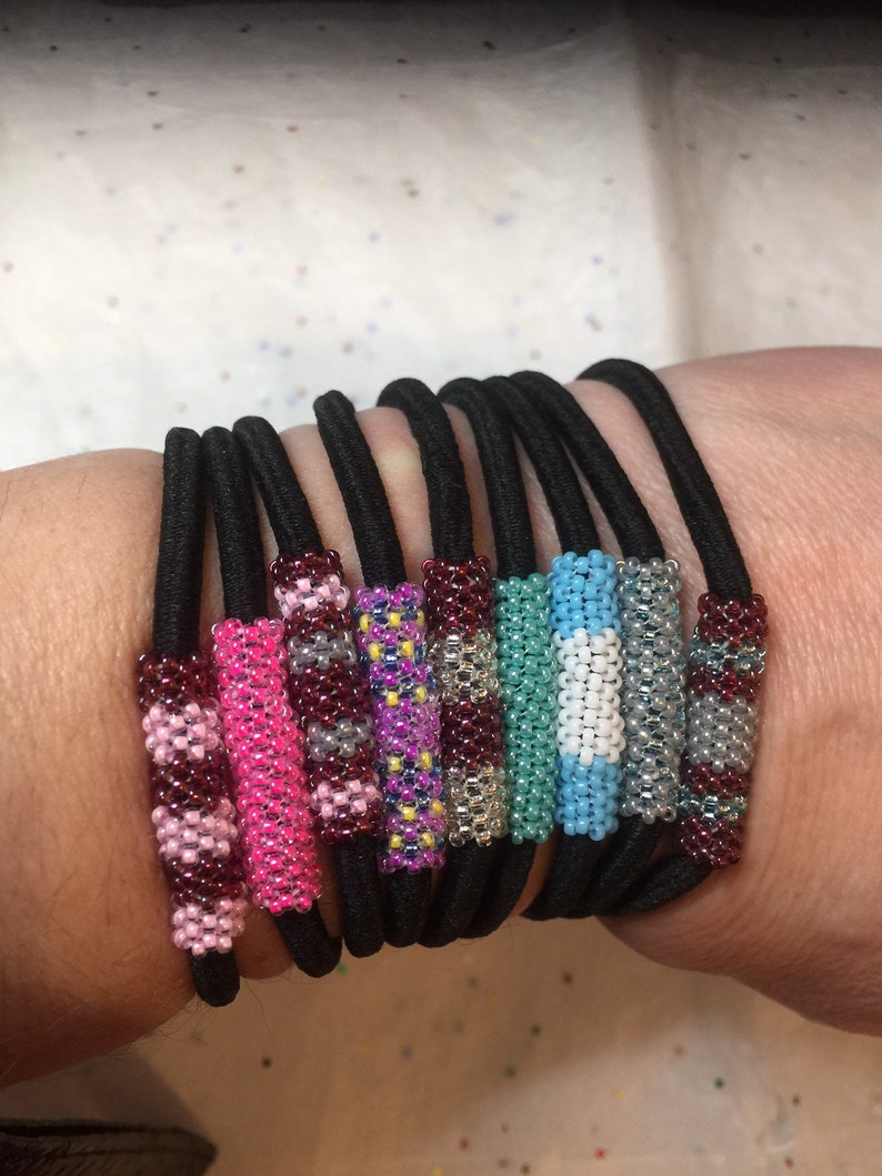 hair tie beads