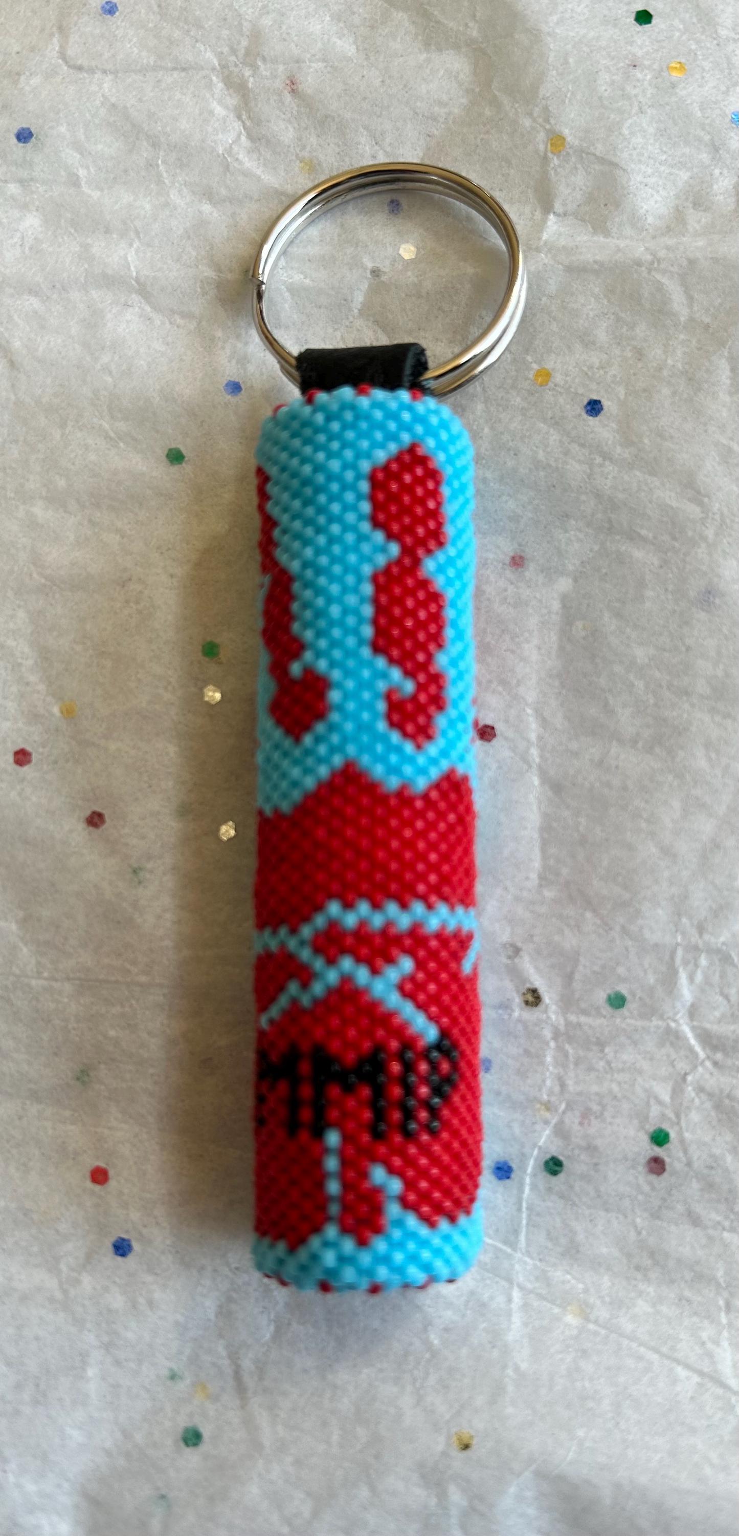 Mpf Keychain Hand Beaded MMIP Keychain. Remembrance Keychain, Handmade Missing ...