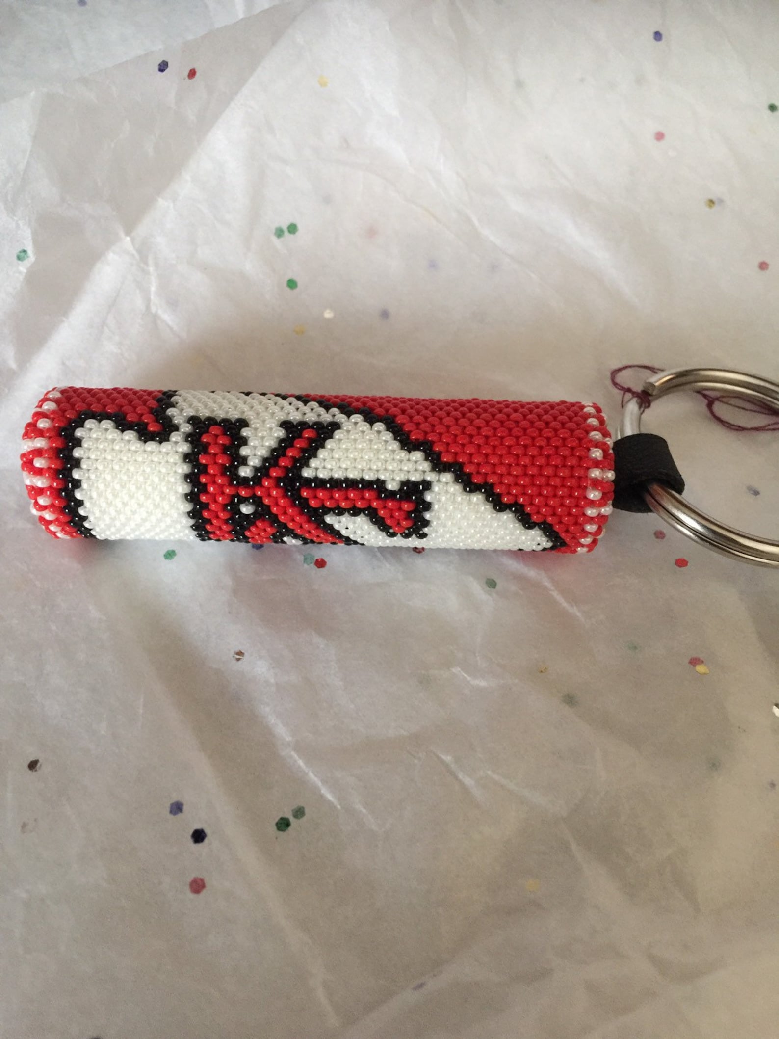 Keychains Kansas Specialty Designer, Hand, Beaded, Kc Keychain . Kansas City Chiefs Hand ...
