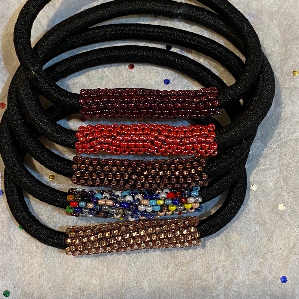 Beaded Hair Piece Etsy