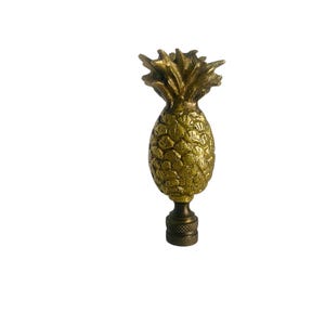 Vintage Brass Pineapple Lamp 3&quot; Finial