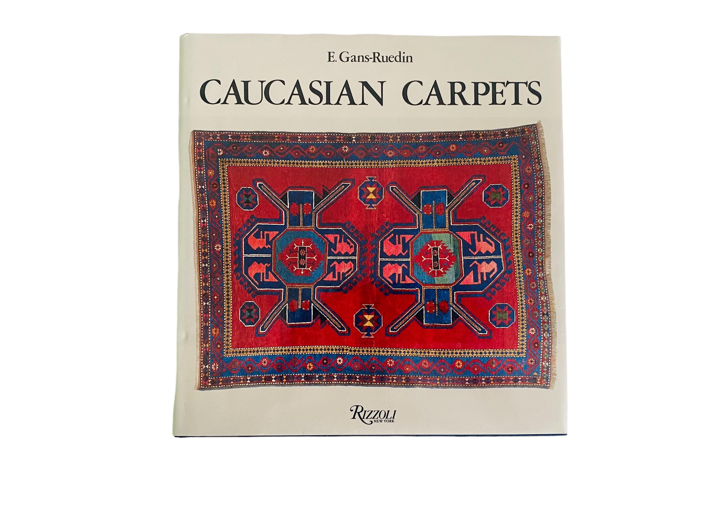Rizzoli Caucasian Carpets By Erwin Gans-Ruedin First Edition 1986 Hardcover Book Coffee Table