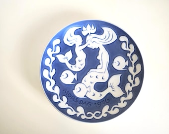 Royal Copenhagen Denmark “Mors Dag 1976” Mother's Day 1976 6 Inch Collector Plate