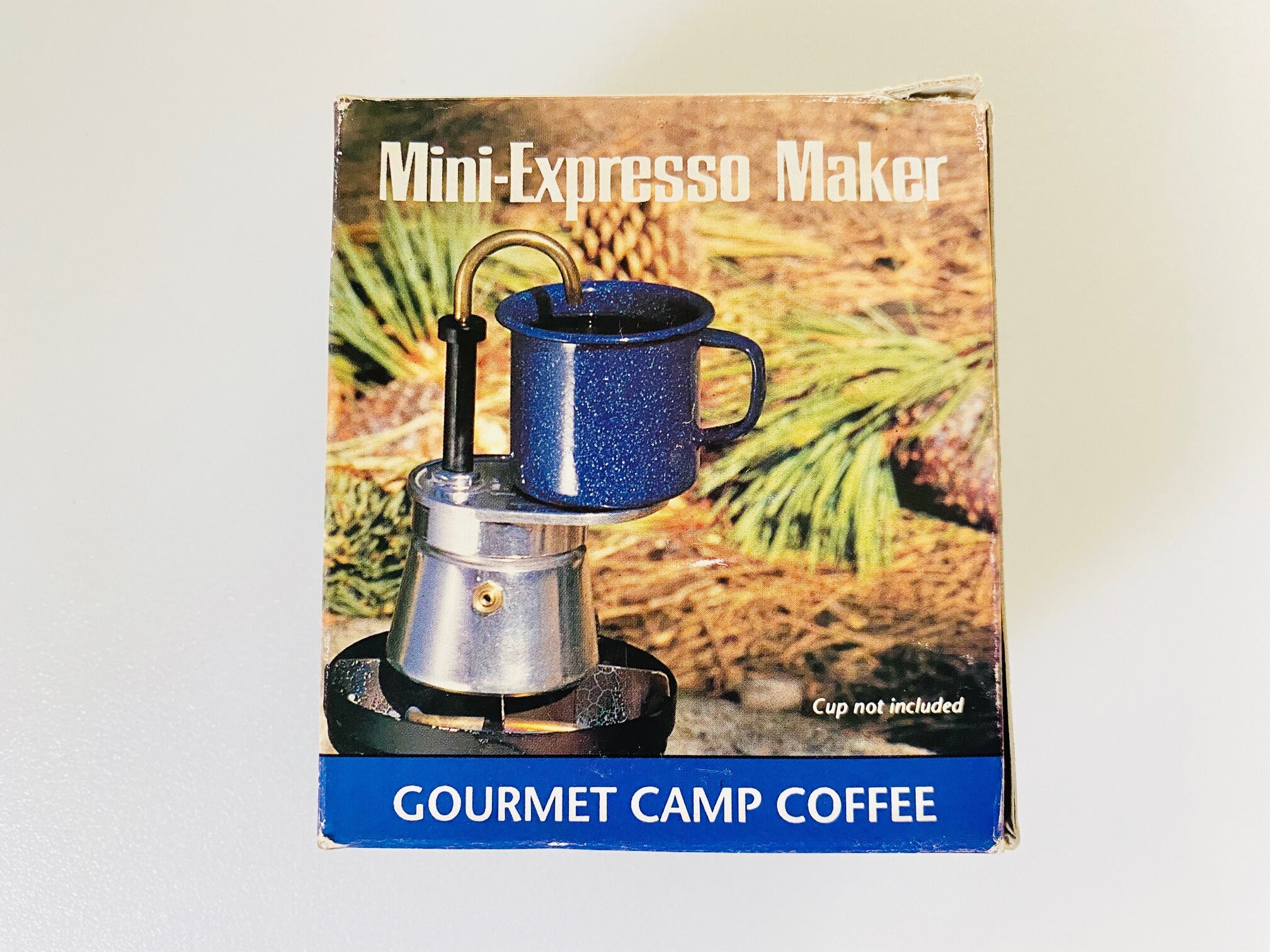 Vintage GSI Outdoors Mini Camping Gourmet Expresso Coffee Maker With Cup!!