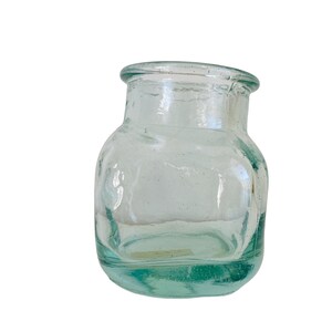 Vintage Hand Blown Keller Charles Green Glass Vase, Made in Holland
