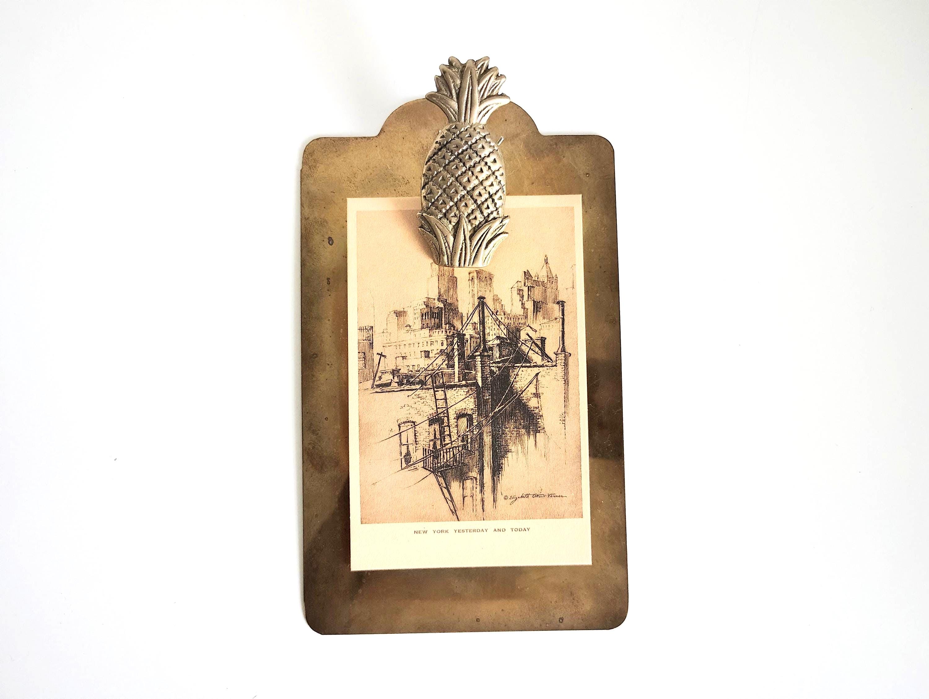 Vintage Metal Clipboard - Etsy