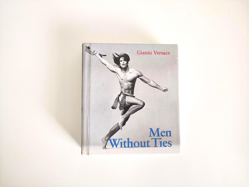 Vintage 1997 Gianni Versace Men Without Ties Book | Fashion Photography Hardcover | A Tiny Folio | Versace Collectible | Fashion History image 1