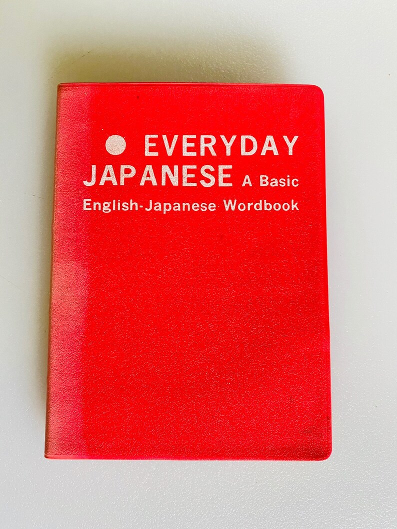 Collection of Vintage Englishjapanese Dictionaries Sold Etsy