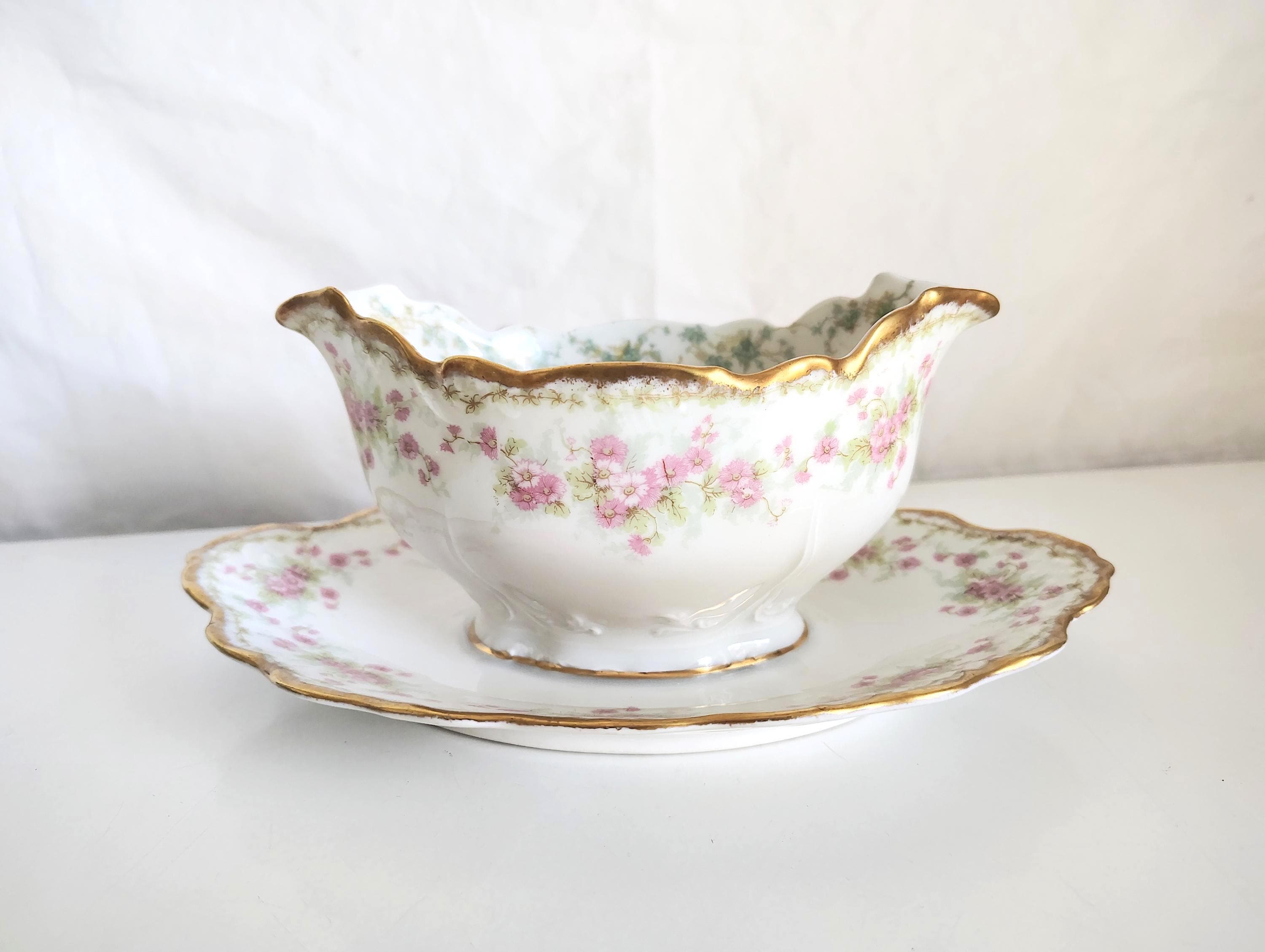 Limoges gravy boat - Etsy 日本