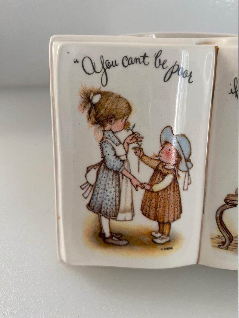 Vintage Holly Hobbie PlanterPencil and Pen HolderFriendship Gift