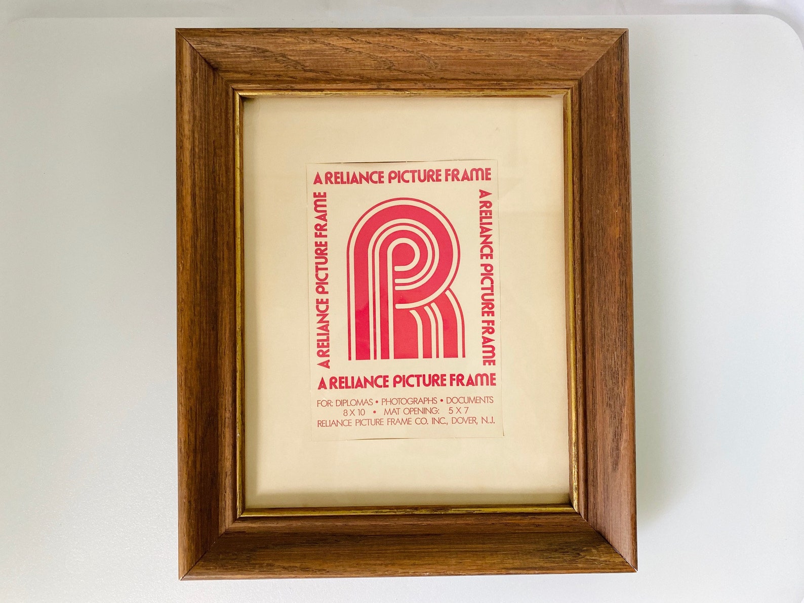 Vintage 10 x 12 Wood Frame A Reliance Picture Frame Etsy