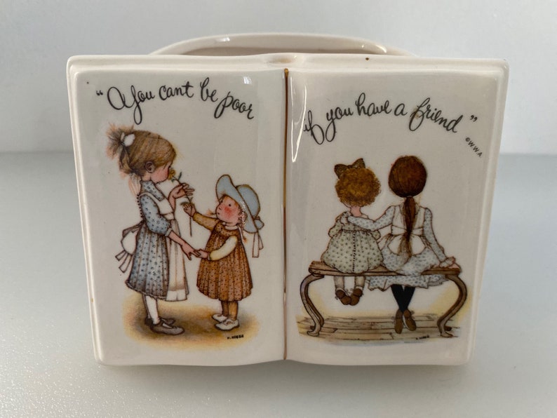 Vintage Holly Hobbie PlanterPencil and Pen HolderFriendship Gift