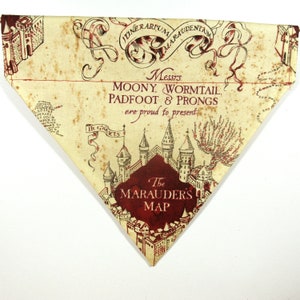 Wendbares Harry Potter Bandana / Marauder's Map / Harry Potter Icons Bandana