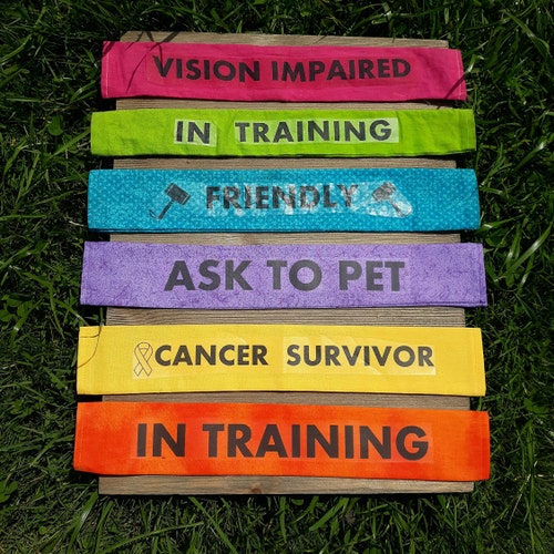Dog Leash Sleeve THERAPY DOG Leash Wrap Therapy Dog Gear Etsy