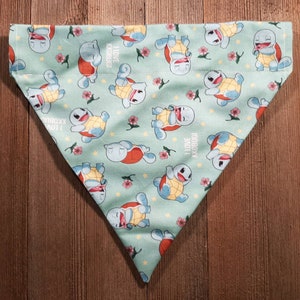 Reversible Squirtle / Pokémon In Stockings Pet Bandana