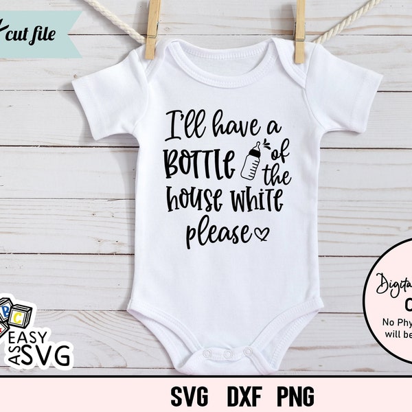 Lustige Baby SVG, ich werde eine Flasche des Hauses weiß, Baby Body geschnitten Datei, Baby Sprüche SVG, Baby Shirt SVG, Kleinkind Svg, Neugeborene Svg