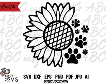 Download Dog paw print svg | Etsy