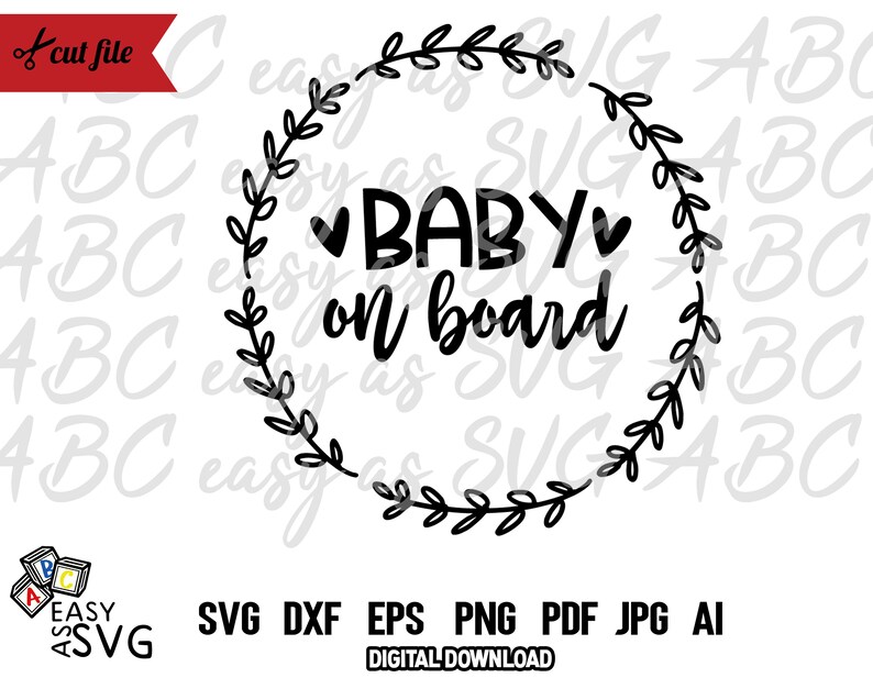 Free Free 270 Baby On Board Car Decal Svg SVG PNG EPS DXF File