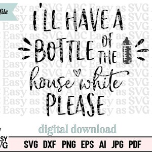 &quot;Lustiges Baby SVG: &quot;&quot;Haus Weiß&quot;&quot; Bodysuit Schnittdatei (Digitaler Download)&quot;