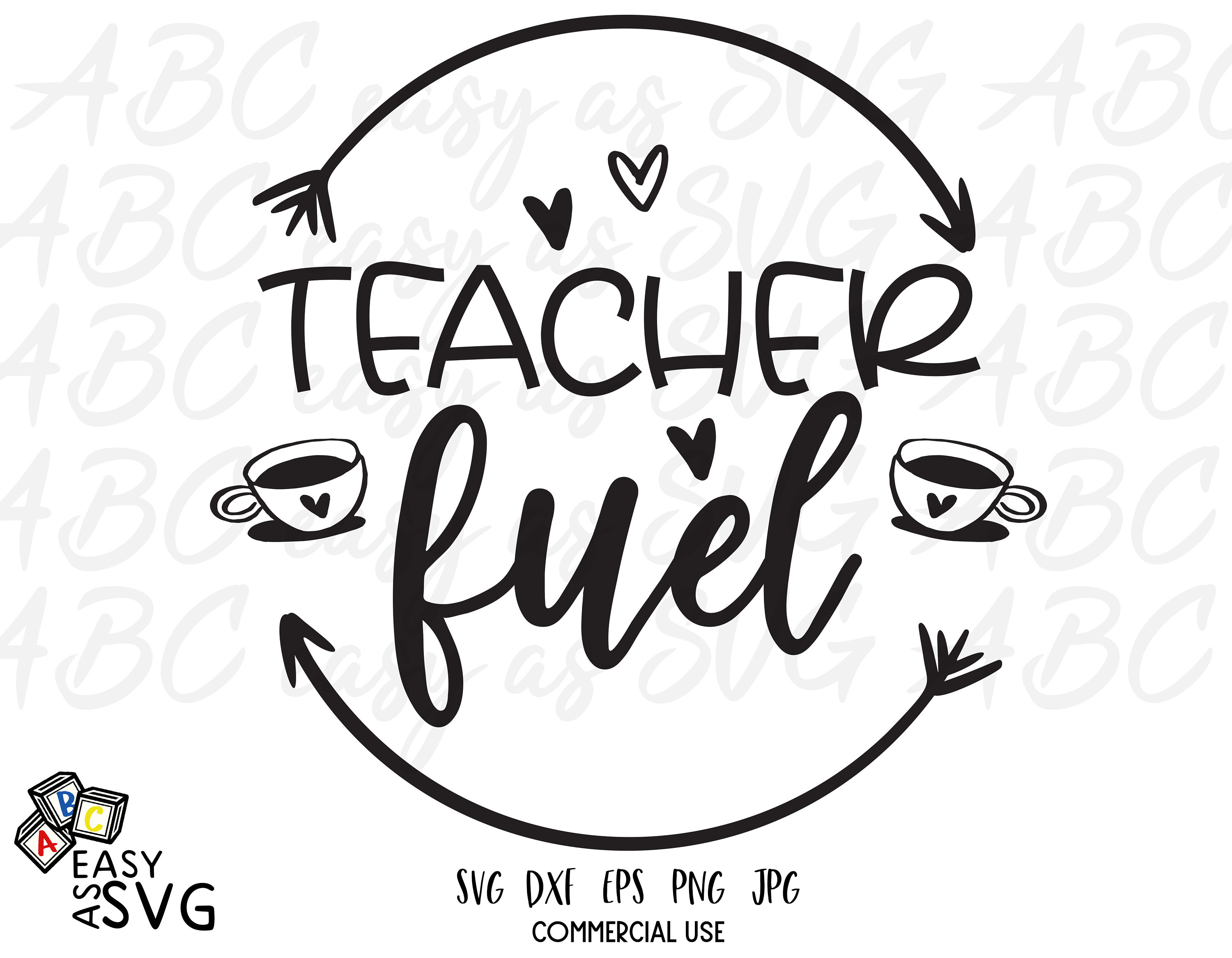 Teacher SVG Teacher Fuel SVG Teacher Quote SVG Funny | Etsy Canada