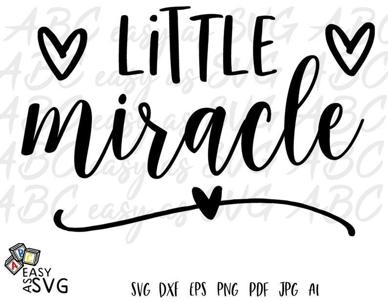 Download Newborn Baby SVG Little Miracle SVG Newborn Son SVG ...