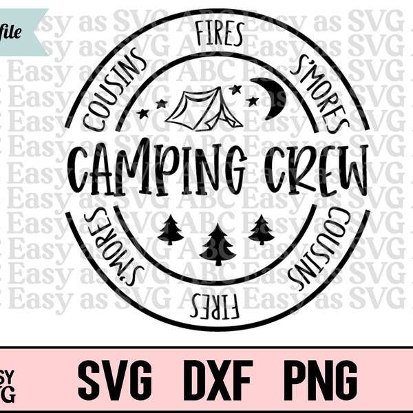 Camping SVG, Cousins Camping Crew Svg, Funny Camping SVG, Camping Mug svg, Cousins Camping Trip svg, Camping Clipart, Camping Shirt svg, dxf