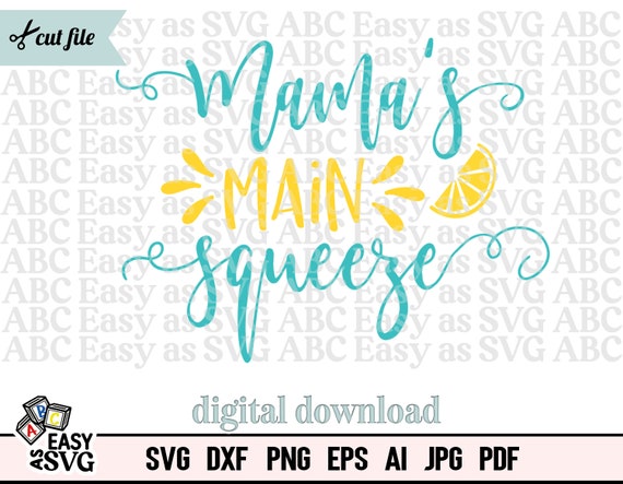 Mama's Main Squeeze SVG Newborn Baby SVG Funny Baby SVG | Etsy