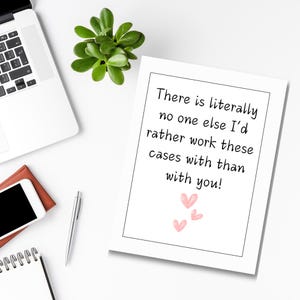 Coworker Case Manager Appreciation Card for Case Manager Week Appreciation for Social Worker Printable Greeting Card Instant Download