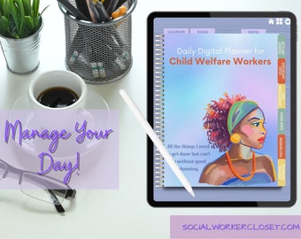 Digital Planner for Child Welfare Case Managers - GoodNotes5,  Compatible