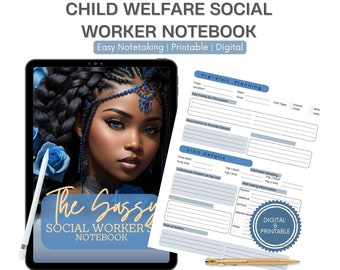 Cuaderno del trabajador social de bienestar infantil: Planificación y documentación de visitas (Descarga digital)