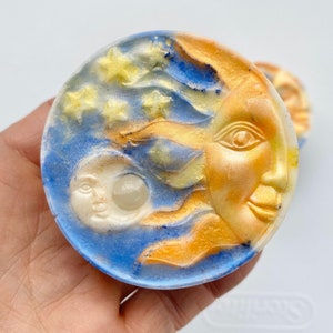 Sun and Moon Love Spell and Moonstone Artisan Soap 2.5 oz Handmade Artisan Soap Bar Body Wash Bar image 8