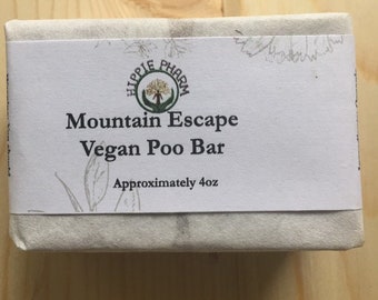 All Natural Mountain Escape Shampoo Bar - Natural Hair Shampoo - Chemical Free Cold Process Soap -Vegan Shampoo Bar - Travel Shampoo