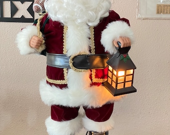 VTG 1998 Holiday Creations Animated 29” Mr. Santa Claus Animated