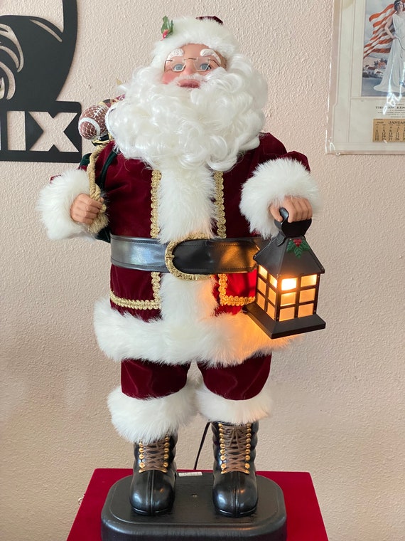 VTG 1998 Holiday Creations Animated 29” Mr. Santa Claus Animated