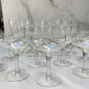 Vintage Etched Crystal Stemware