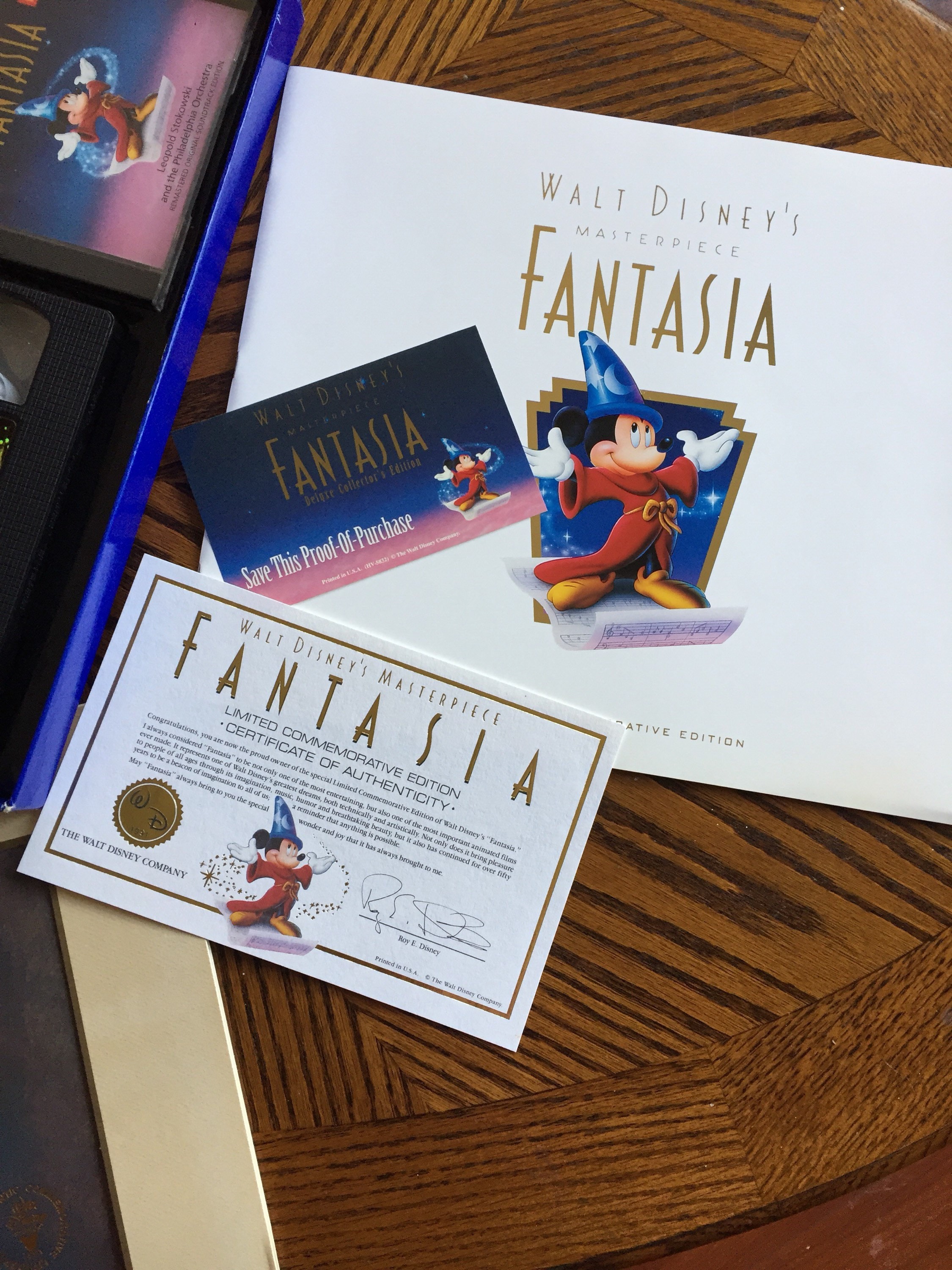 Walt Disney's Fantasia Deluxe Collector's Edition: 2-disc Set, VHS
